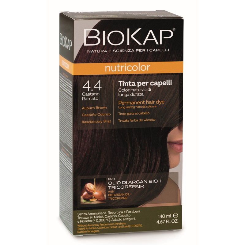 Biokap Nutricolor 4.4 / punakaspruun / püsivärv