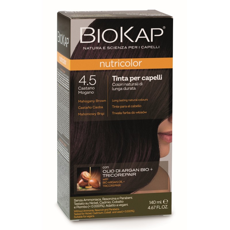 Biokap Nutricolor 4.5 / mahagon / püsivärv