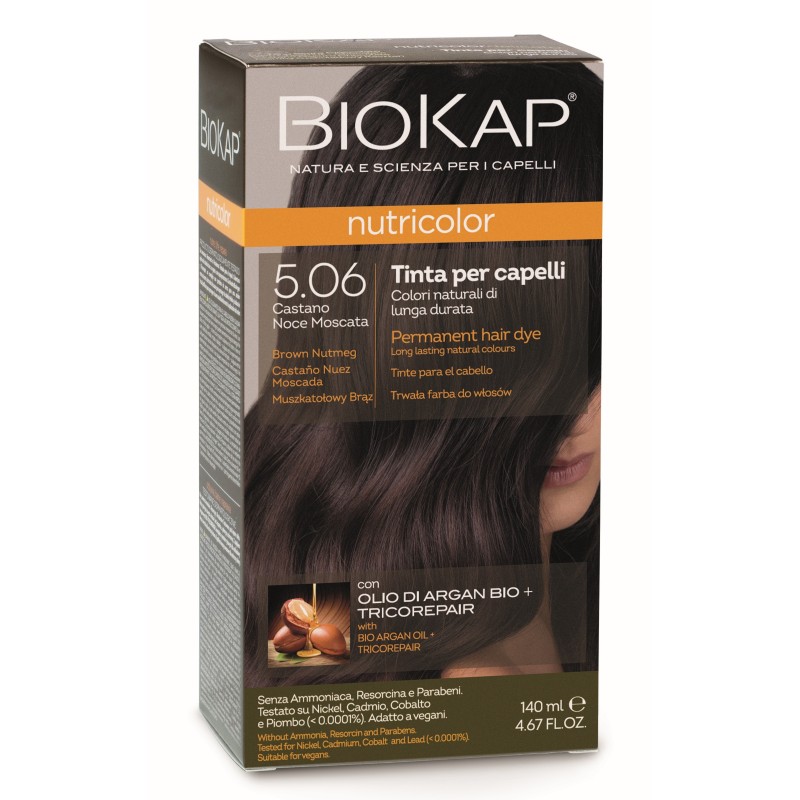 Biokap Nutricolor 5.06 / muskaatpähkel / püsivärv