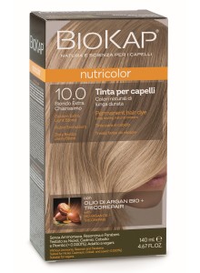 Biokap Nutricolor 10.0 Extra Light Blonde permanent hair dye | Bio4you