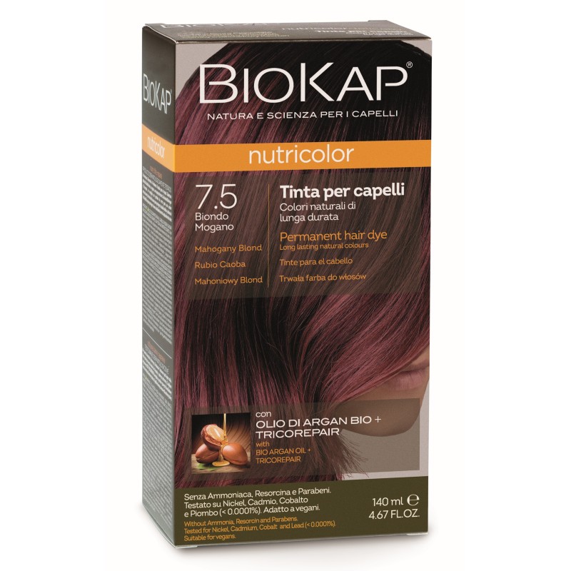 Biokap Nutricolor 7.5 mahagonblond püsivärv | Bio4you