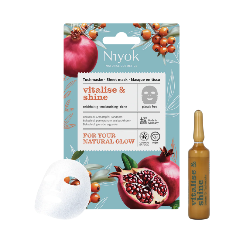 Kangasmask "Vitalise & Shine", toitev