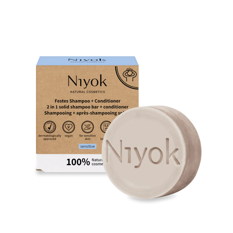 2in1 Solid Shampoo Bar + Conditioner "Sensitive", No Perfume