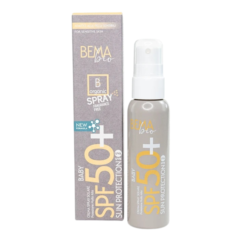 Päikesekreem lastele "B Organic" SPF50+ lõhnavaba sprei