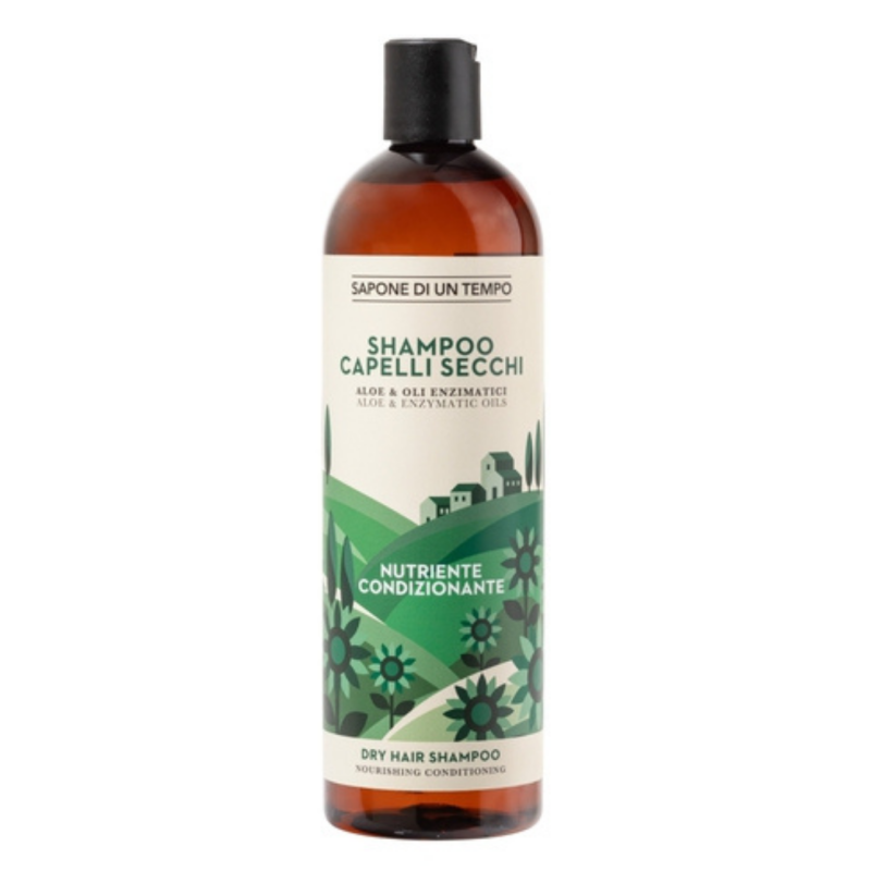 Shampoo for Dry Hair with Aloe & Enzymatic Oils, 500ml