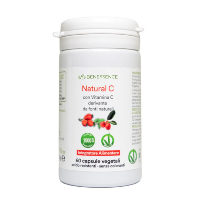 Vitamina C in capsule vegetali da Rosa Canina e Acerola