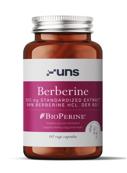 Uns Berberiini ekstrakt (500mg) + Bioperiin, 60 kapslit / toidulisand