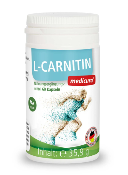 Medicura L-karnitiin (300mg), 60 kapslit / toidulisand