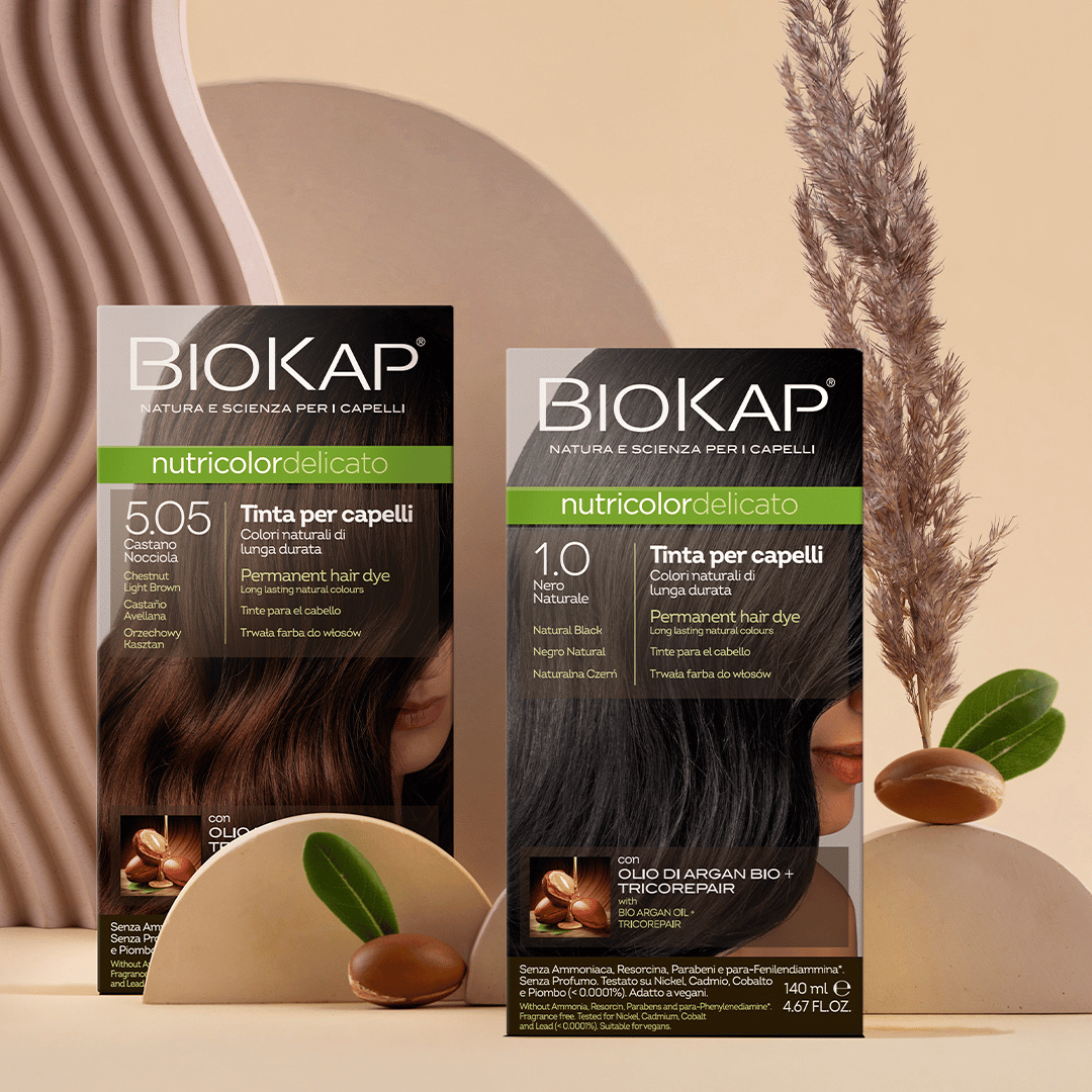 BioKap Nutricolor Delicato ja Nutricolor juuksevärvide liinid