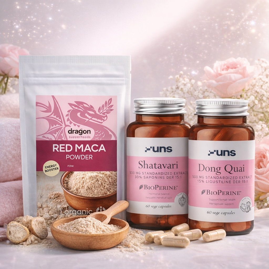 Maca, shatavari ja dong quai naiselikkuse toetamiseks