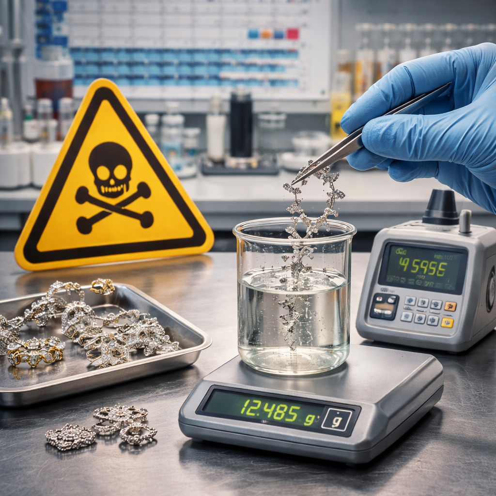 Ehete kemikaalide test laboris