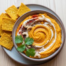 Hummus kõrvitsa ja india pähkli kreemiga
