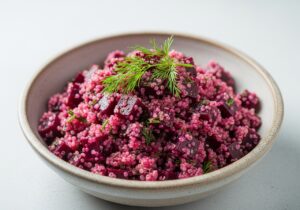 Täistera-Kinoa-Salat Punapeediga (Gluteenivaba & Vegan)